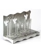 Shraga Landesman Hanukkah Menorah Slender Cyclam... | Hanukkah Menorah