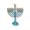 Classic Patina Chanukah Menorah with Star of Dav... | Hanukkah Menorah