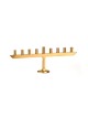 Gold Aluminum Chanukah Menorah Candle Holders in... | Hanukkah Menorah