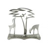 Shraga Landesman Hanukkah Menorah with Acacia Tr... | Hanukkah Menorah
