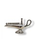 Small Aladdin Lamp Nickel Chanukah Menorah For C... | Hanukkah Menorah