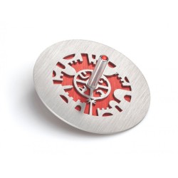 Adi Sidler Two Tone Chanukah Dreidel and Stand Cutout Je... | Dreidels