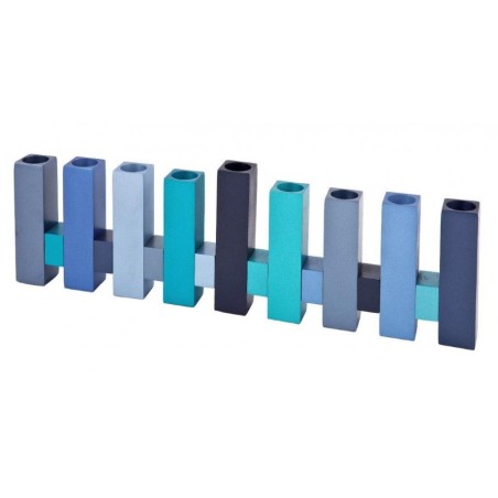 Yair Emanuel Chanukah Menorah Standing Pillar De... | Hanukkah Menorah