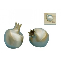 Shraga Landesman Bronze Patina Pomegranate Pa... | Rosh Hashanah Gifts