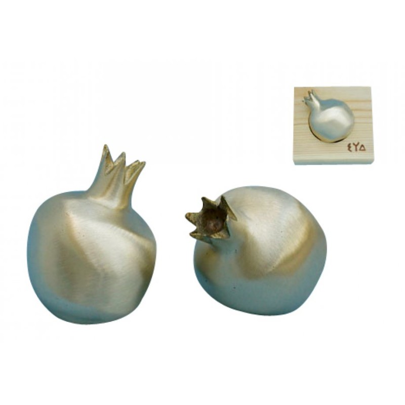 Shraga Landesman Bronze Patina Pomegranate Pa... | Rosh Hashanah Gifts