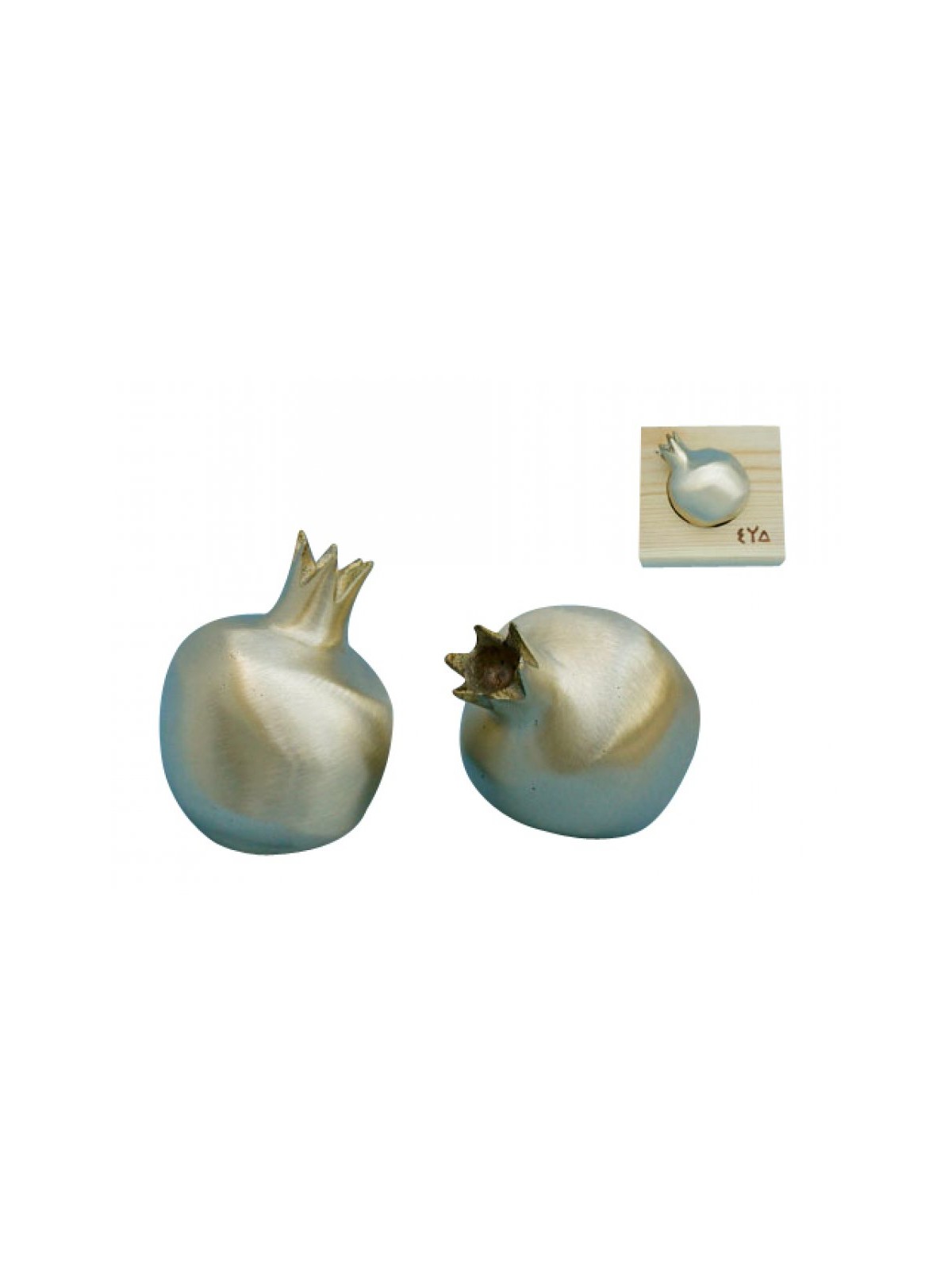 Shraga Landesman Bronze Patina Pomegranate Pa... | Rosh Hashanah Gifts