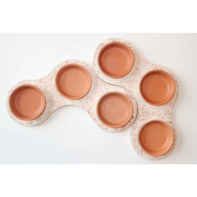 Graciela Noemi Handcrafted Terrazo Passover Seder Pl... | Seder Plates