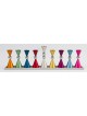 Agayof Anodized Aluminium Hourglass Hanukkah Men... | Hanukkah Menorah