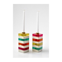 Graciela Noemi Handcrafted Modular Cubed Colorfu... | Hanukkah Menorah