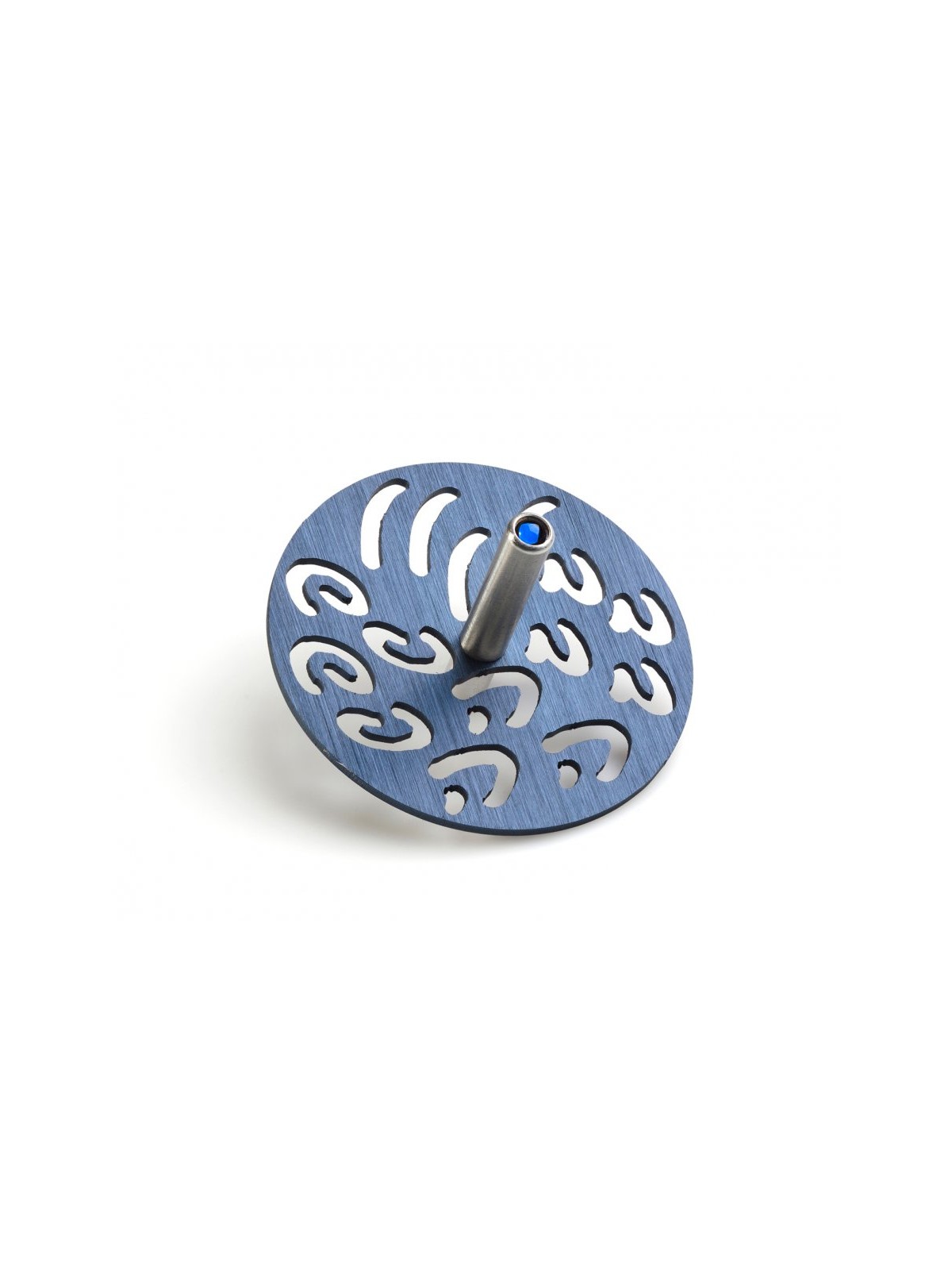 Adi Sidler Contemporary Style Chanukah Dreidel with Hebr... | Dreidels