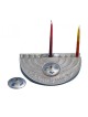 Shraga Landesman Hanukkah Menorah with Engraved ... | Hanukkah Menorah