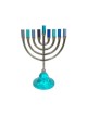 Yair Emanuel Pewter Chanukah Menorah Traditional... | Hanukkah Menorah