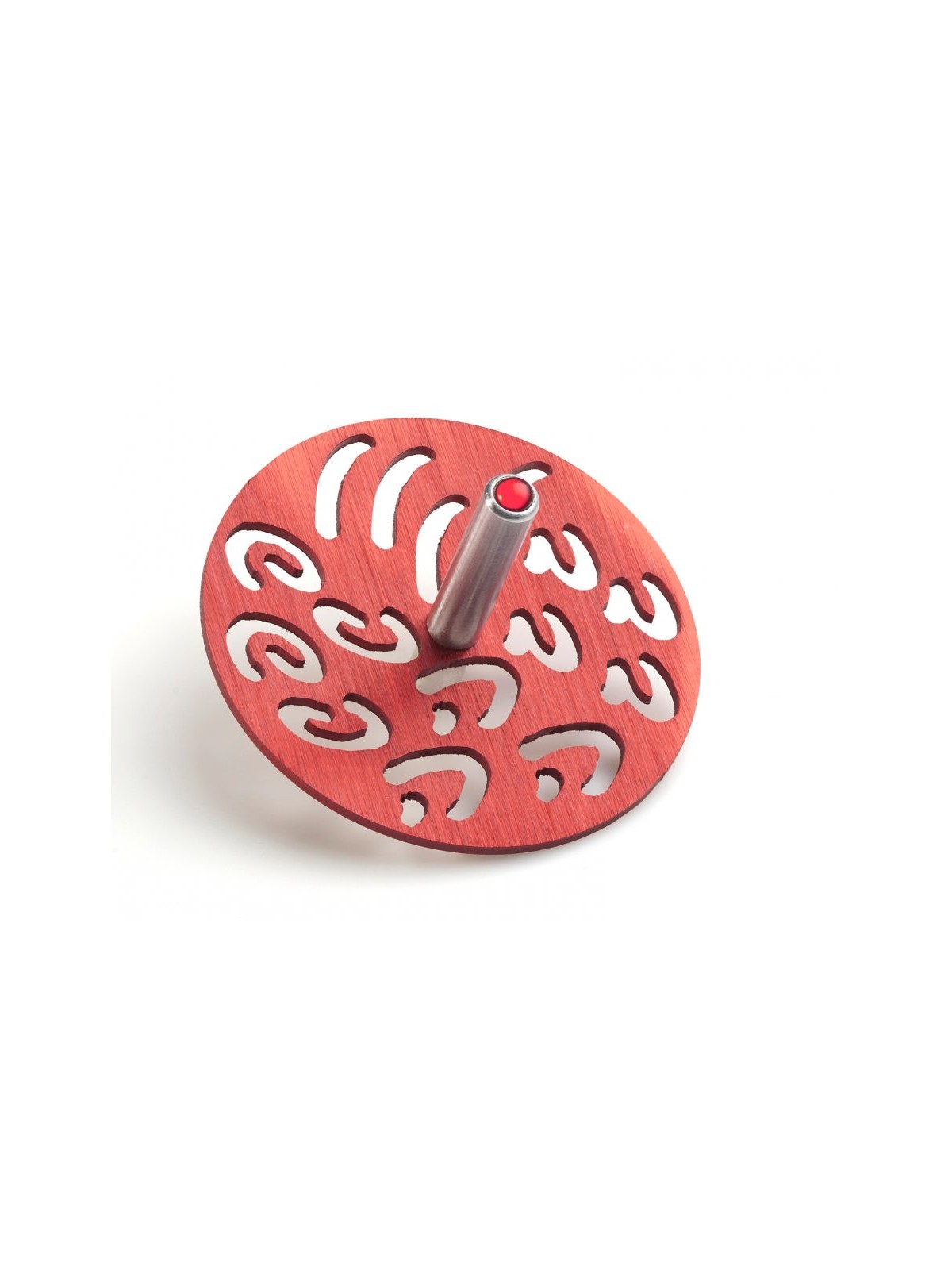 Adi Sidler Contemporary Style Chanukah Dreidel with Hebr... | Dreidels