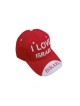 Baseball Cap with Embroidered I Love Israel Design C... | Israeli Caps