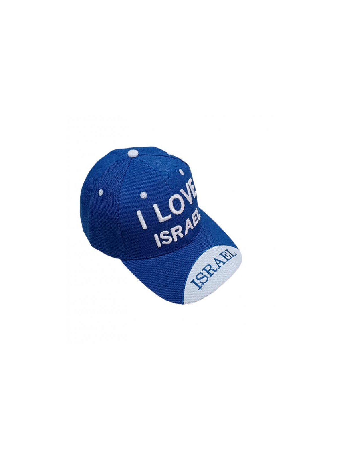 Baseball Cap with Embroidered I Love Israel Design C... | Israeli Caps