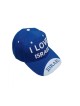 Baseball Cap with Embroidered I Love Israel Design C... | Israeli Caps