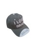 כובע בייסבול עם רקום I Love Israel Design C... | Caps ישראלי