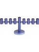 Yair Emanuel Anodized Aluminum Tubes and Spheres... | Hanukkah Menorah
