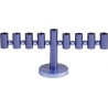 Yair Emanuel Anodized Aluminum Tubes and Spheres... | Hanukkah Menorah