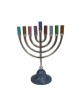Yair Emanuel Pewter Chanukah Menorah Traditional... | Hanukkah Menorah