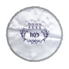 Passover Matzah Cover White with Blue Em... | Matzah & Afikoman Covers