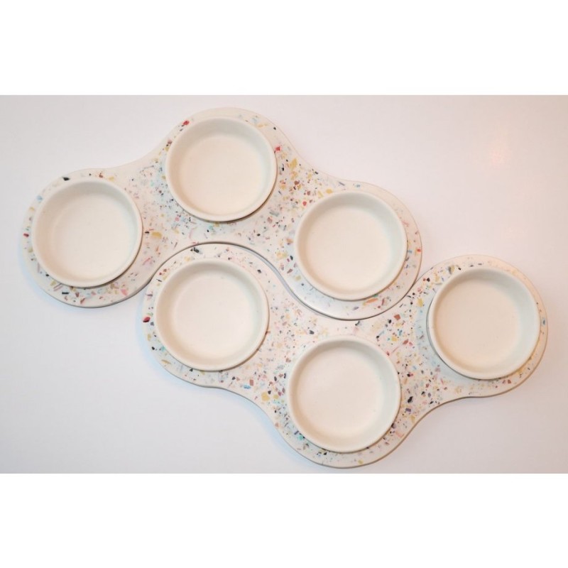 Graciela Noemi Handcrafted Terrazo Passover Seder Pl... | Seder Plates