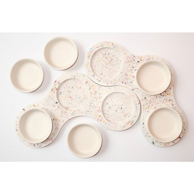 Graciela Noemi Handcrafted Terrazo Passover Seder Pl... | Seder Plates