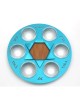 Shraga Landesman Sky Blue Star of David Seder Plate ... | Seder Plates