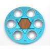 Shraga Landesman Sky Blue Star of David Seder Plate ... | Seder Plates