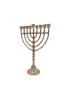 Large Brass Color Chanukah Menorah Spheres Desig... | Hanukkah Menorah