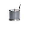 Stainless Steel Honey Dish with Lid and S... | Jewish Gift from Israel