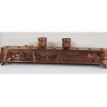 2 in 1 Copper Plated Menorah Jerusalem Engraving... | Hanukkah Menorah