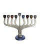 Chanukah Menorah Classic Design Hammered Aluminu... | Hanukkah Menorah