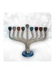 Chanukah Menorah Classic Design Hammered Aluminu... | Hanukkah Menorah