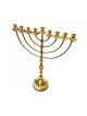 Extra Large Gleaming Gold Chanukah Menorah Tradi... | Hanukkah Menorah