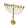 Extra Large Gleaming Gold Chanukah Menorah Tradi... | Hanukkah Menorah