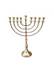 Extra Large Antique Gold Color Traditional Chanu... | Hanukkah Menorah
