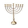Extra Large Antique Gold Color Traditional Chanu... | Hanukkah Menorah