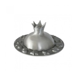 Yair Emanuel nodized Aluminum Honey Dish ... | Jewish Gift from Israel