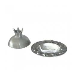 Yair Emanuel nodized Aluminum Honey Dish ... | Jewish Gift from Israel