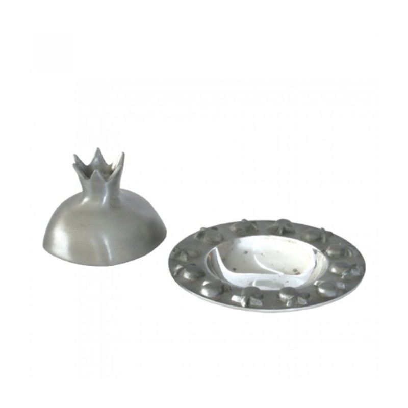 Yair Emanuel nodized Aluminum Honey Dish ... | Jewish Gift from Israel