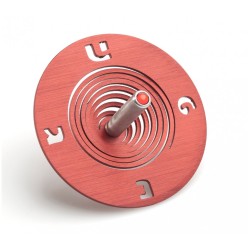 Adi Sidler Spiral Coil Chanukah Dreidel Brushed Aluminum... | Dreidels