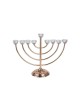Large Classic Chanukah Menorah with Glass Holder... | Hanukkah Menorah