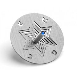 Adi Sidler Anodized Aluminum Chanukah Dreidel and Stand ... | Dreidels