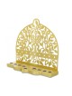 Dorit Judaica Flocon de Menorah Hanoucca en aluminium doré... | Hanoukka Menorah