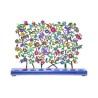 Yair Emanuel Hand Painted Chanukah Menorah Butte... | Hanukkah Menorah