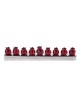 Yair Emanuel Pomegranate Hanukkah Menorah Anodiz... | Hanukkah Menorah