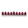 Yair Emanuel Pomegranate Hanukkah Menorah Anodiz... | Hanukkah Menorah