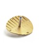 Adi Sidler Anodized Aluminum Waves Chanukah Dreidel Gold | Dreidels