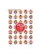 Colorful Stickers for Children Purim Clowns | Purim Music and Gifts